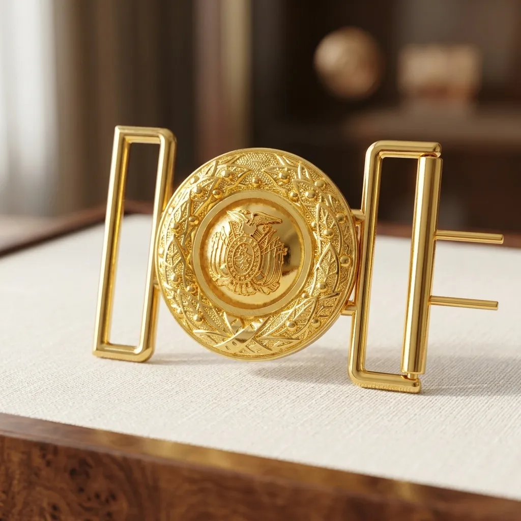 [H35] HEBILLAS MILITARES DORADAS